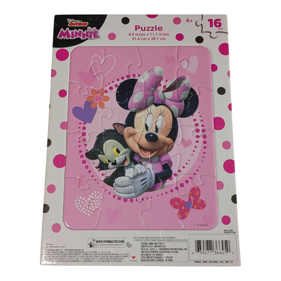 Puzzles For Kids 4PKDisney Minnie Mouse Paw Patrol Vampirina Mickey&Friends Used - Picture 5 of 6